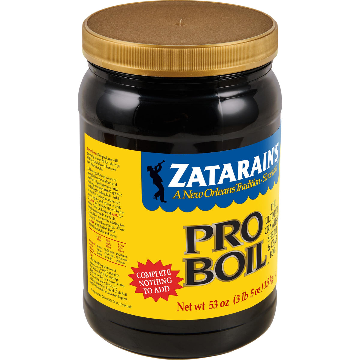 Pro Boil by Zatarain's – 53 Ounce (Pack of 1), White