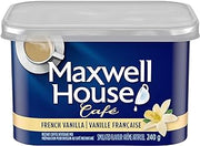 MAXWELL HOUSE Cafe, French Vanilla, Instant Coffee, 240g/8.5oz., (Imported from Canada)