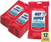 Diamond Wipes WipeEssentials Hand Sanitizer Wipes for Adults & Kids - 360 Count, 12 Packs