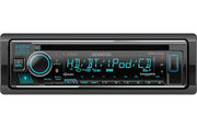 eXcelon KDC-X704 CD Receiver with Alexa by Kenwood – Single Din, black, Model KDC-X704-UVG