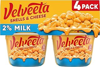 Velveeta Shells and Cheese Mac & Cheese Dinner, 4 MW Cups, 2.19 oz
