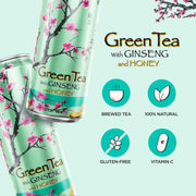 AriZona Green Tea / 22 Fl Oz (12 Pack) / 1 Iced Tea