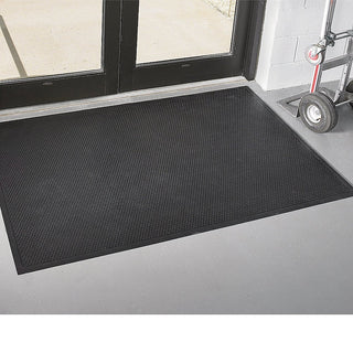 Safety Scrape Mat - 4X6' - Black - 4x6' by Andersen – 4x6', Rubber, Black, Model 400 3255300