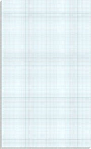 Ampad Evidence Cross-section Legal-Size Quadrille Pad, White (22-028)