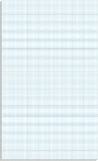 Ampad Evidence Cross-section Legal-Size Quadrille Pad, White (22-028)