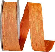 Reliant Ribbon Ribbon - Crinkle Iridescence, Ginger, 7/8 Inch, 25 Yards