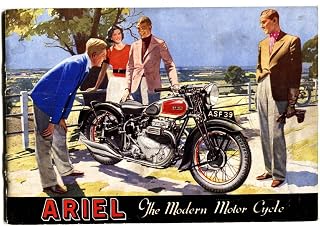 Ariel Motorcycle Sales Brochure from England 1940 - Super Rare!