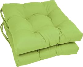 Blazing Needles 16-inch Square Indoor Chair Cushions (Set of 2, 4, or 6) - 16" x 16" Mojito Lime Set of 6