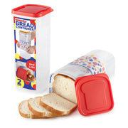 Stock Your Home Red / 13.5 x 5.2 x 5.2 inches / 369.0 cubic_inches Bread Boxes