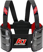 K1 RaceGear K1 Ballistic Carbon Fiber Rib Protector, Carbon