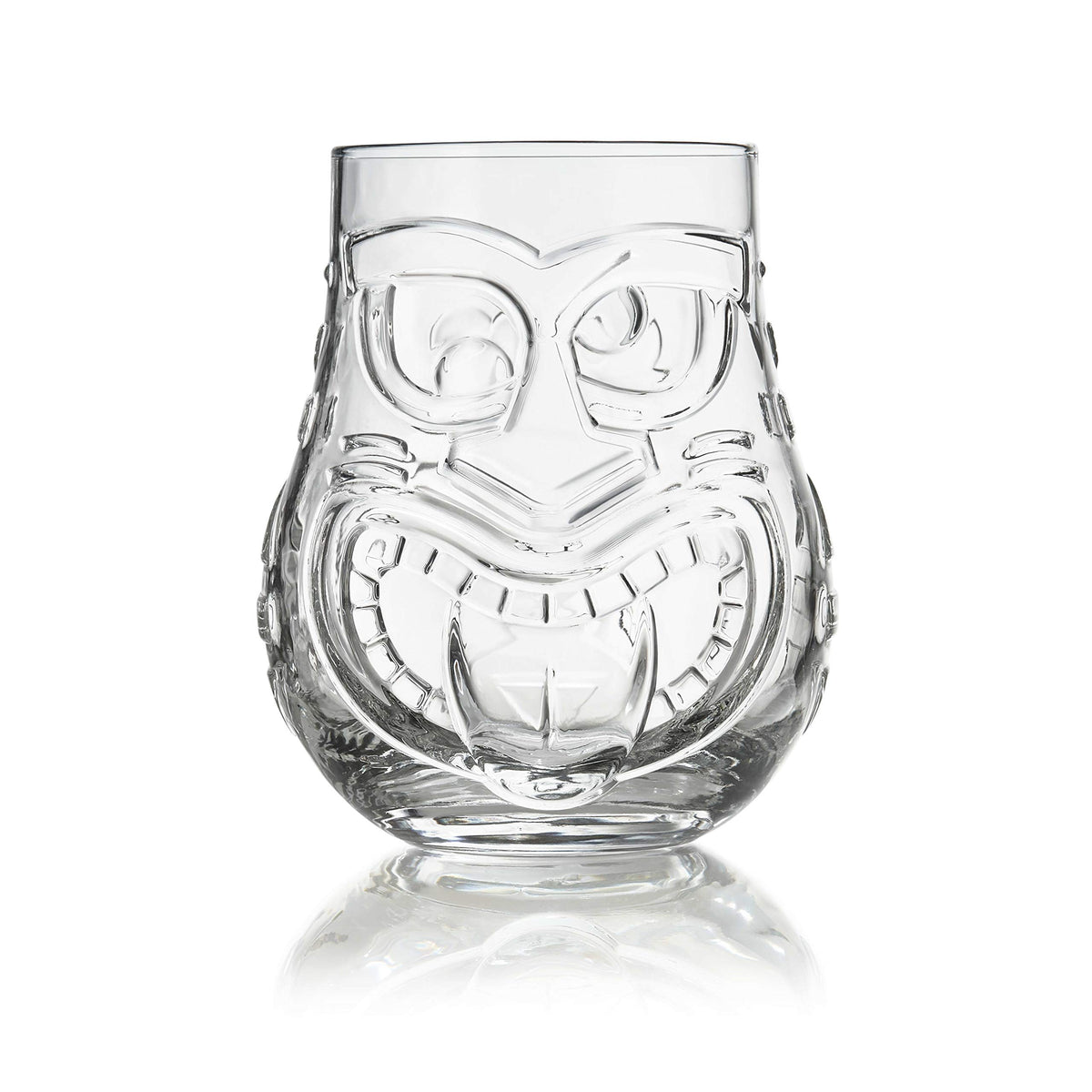 Libbey Tiki Faces / 4 Count (Pack of 1) / Tiki Mixed Drinkware Sets