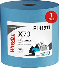 Wypall PowerClean X70 Medium Duty Cloths, Jumbo Roll, 820 Towels (41611)