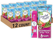 Crystal Light Powdered Drink Mix, 72 Pitcher Pkts, Raspberry Iced Tea