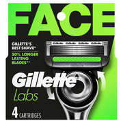 Gillette 1 Count (Pack of 4) / 4 Refills / Silver Cartridges