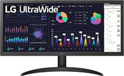 LG UltraWide FHD 26-Inch Computer Monitor 26WQ500-B, IPS with HDR 10 Compatibility and AMD FreeSync, Black