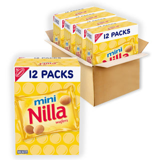 Wafers Mini Cookies by Nilla – 12 Ounce (Pack of 4), white, Pack of 4, Model 10044000031289