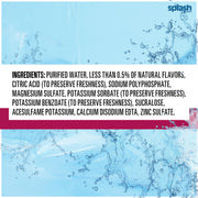 Splash Refresher Wild Berry | 16.9 Fl Oz | Plastic Bottle | 24 Pack by SPLASH BLAST – 16.9 Fl Oz (Pack of 24), Clear, Model H-3044