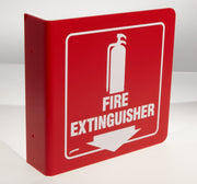 Brady 8" H x 8" W / White on Red / 1 Signs