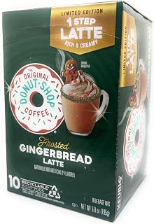 The Original Donut Shop Coffee Frosted Gingerbread Latte Single Serve Pods 10 count - 1 box