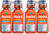 DayQuil Severe Cold&Flu Liquid Medicine by Vicks – 2 Count (Pack of 2), Orange