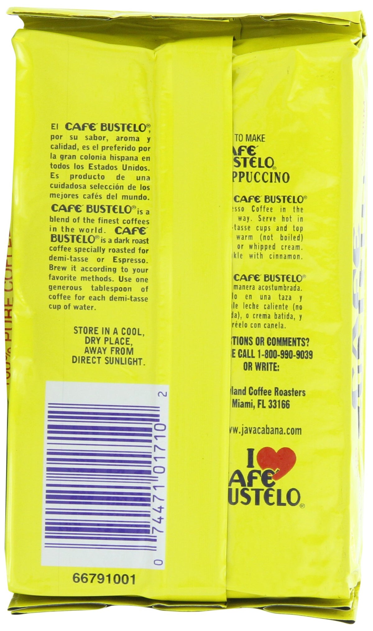 Cafe Bustelo Espresso / 6 Ounce (Pack of 28) / Brick Pack of 24 Ground Coffee