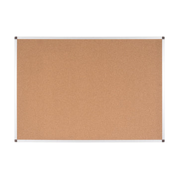 Biofusion Cork Bulletin Board by MasterVision – 24" x 36", Aluminum, Model PCA03409226
