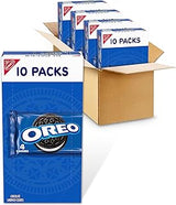 Oreo Chocolate Sandwich Cookies, 40 Snack Packs (4 Cookies Per Pack, 4 Boxes)