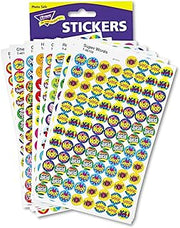 Trend Enterprises Positive Praisers, superSpots Stickers, Great on Homework, Incentives, Crafts, and as Collectibles, 68 Different Designs, 25 Sheets Included, For Ages 3 and Up