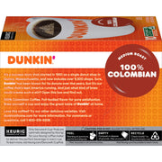 100% Colombian Medium Roast Coffee by Dunkin' – 1 Count (Pack of 10), Pack of 10
