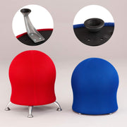Zenergy Ball Chair by Safco – 23"H or 20"H, Alloy Steel, Grass Mesh, Model 4750GS