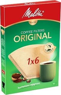 Melitta filter bags 6/40 Natural Brown (1X40 sticks)