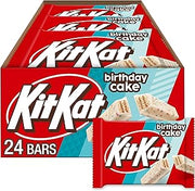 Kit Kat Birthday Cake Flavored Creme with Sprinkles, Bulk, Individually Wrapped Wafer Candy Bars, 1.5 oz (24 Count) | 24 Count, Individually Wrapped Wafer Candy Bars