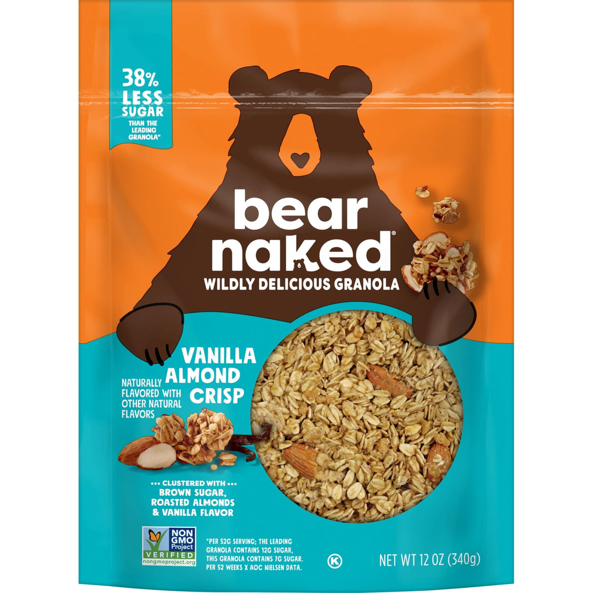 Granola Cereal by Bear Naked – 12 Ounce (Pack of 12), Pack of 6, Model 00071
