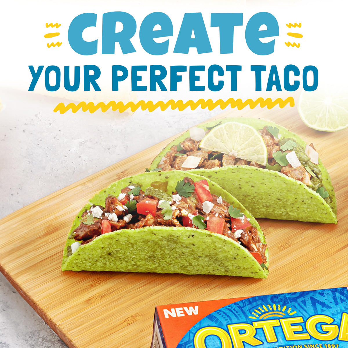 Guacamole Taco Shells by Ortega – 4.1 Ounce (Pack of 2), Guacamole, Pack of 2, Model 1165663