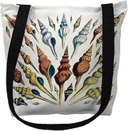 Betsy Drake Multi Shells Medium Tote Bag 16x16