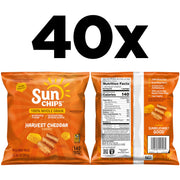 Sunchips Cheddar Cheese / 40 Count (Pack of 1) / 1 Chips & Crisps