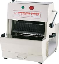 American Eagle Food Machinery AE-BS02-5/8 Bread Slicer with pusher device and start/stop control 1/3 hp, loaf max length 15 3/4"