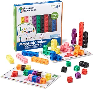 Learning Resources MathLink Cubes Early Math Activity Set