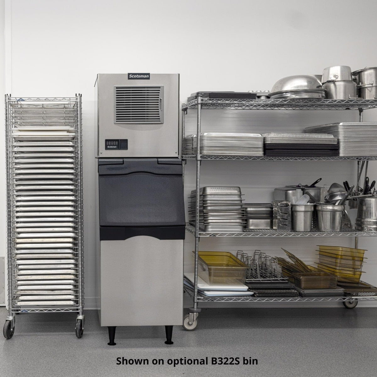 Prodigy Elite Medium Cube 22" Ice Maker - 464 lb/Day by Scotsman – 464 lb / Day - No Storage, 0.0 pounds, Model MC0522MAX-1