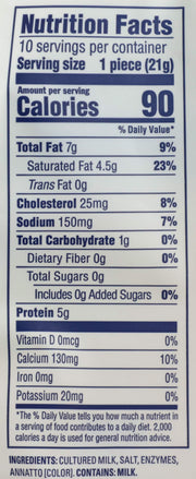 Medium Cheddar Cheese 3/4 oz Snack Portions, 10 ct by Tillamook – 7.5 Ounce, Yellow, Model 11074