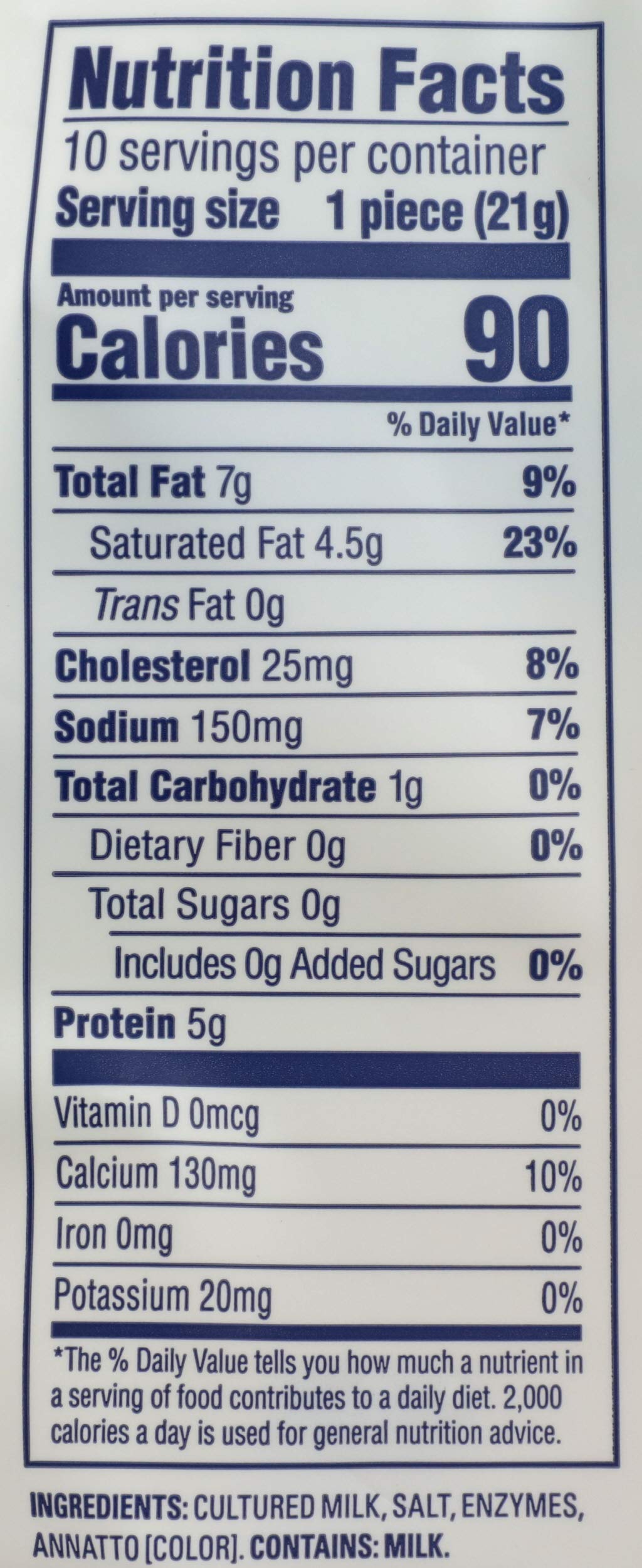 Medium Cheddar Cheese 3/4 oz Snack Portions, 10 ct by Tillamook – 7.5 Ounce, Yellow, Model 11074