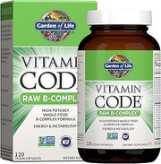 Garden of Life Vitamin Code Raw B-Complex, 120 Vegan Capsules