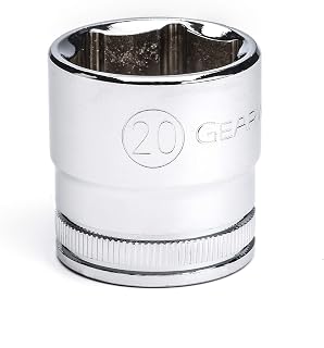 GEARWRENCH 3/8" Drive 6 Pt. Standard Socket, 20mm - 80330