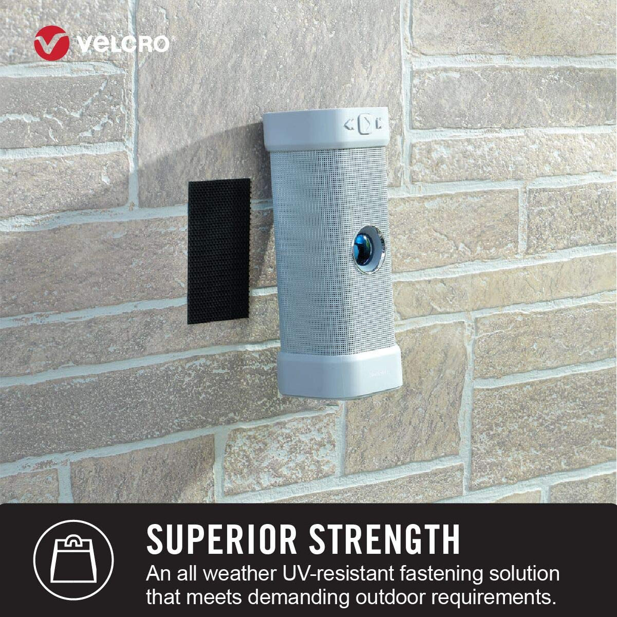 Industrial Fasteners Extreme Outdoor Weather Conditions Professional Grade Heavy Duty Strength Holds up to 15 lbs on Rough Surfaces by VELCRO Brand – Model 90800