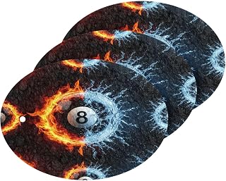 Ball Flames Splashes Dish Scrub Sponges Kitchen Funny Non Scratch Reusable Compressed Cellulose Sponge Hanging for Household Cleaning Washing Dishes Pots and Pans 3 Pack