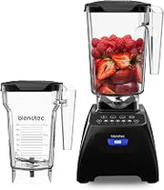 Blendtec Classic 575 Blender (Black), 90oz* WildSide+ & 75oz* FourSide Jars | Professional Grade Power, Self-Cleaning, 5 Speed Kitchen Blender with Four Preprogrammed Blending Cycles