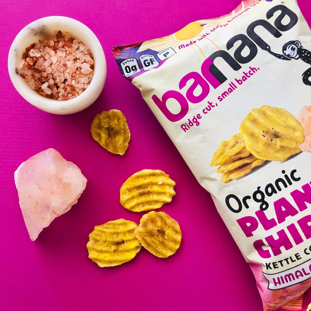 Organic Plantain Chips by Barnana – 2 Ounce (Pack of 6), Pack of 6