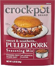 Crock-Pot Pulled Pork Seasoning Mix, 1.25 Ounce
