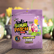 Glow Ups Eggs Soft & Chewy Gummy Easter Candy by Sour Patch Kids – 8.4 Ounce (Pack of 1), Green