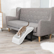 Lightweight 3-Step Pet Stairs by TRIXIE – Plastic, 3-Gray, Model 39475
